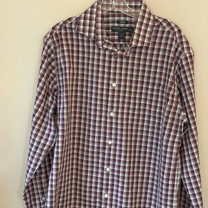 Mens Pronto Uomo Button Down Dress Shirt - Preowned 16 1/2 34/35